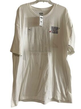VANS Ringed Logo T-Shirt XX-Large White